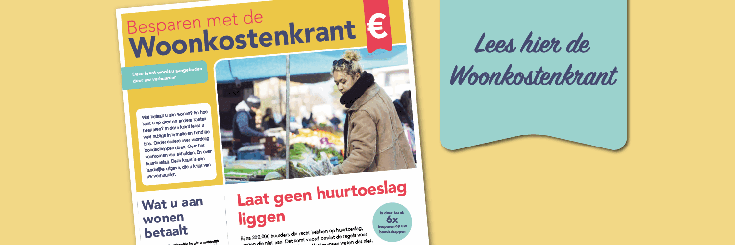 De Woonkostenkrant 2025 met bespaartips